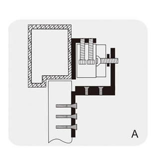 Mini electromagnetic lock Dimensions